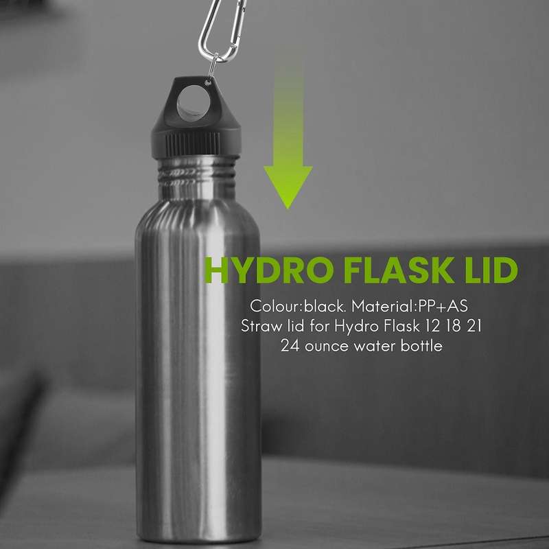 Lids Bundle for Standard Mouth Water Bottle Includes Straw Lid Bite Valve and Twist Lid. Perfectly