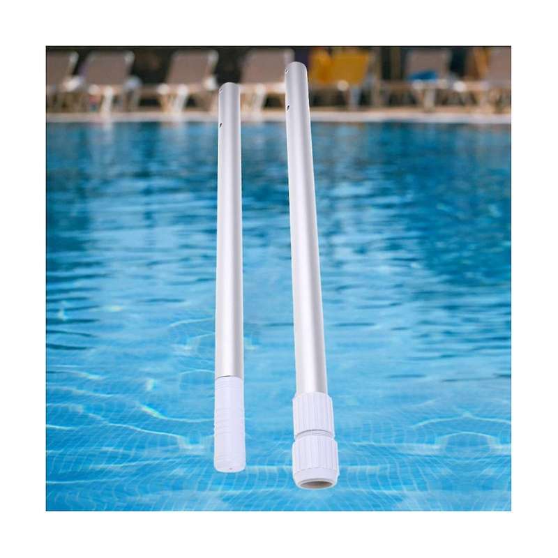 Lifesaving Rod Swimming Pool Fishing Leaf Net Reinforced Telescopic Rod Aluminum Alloy Cleaning Alum