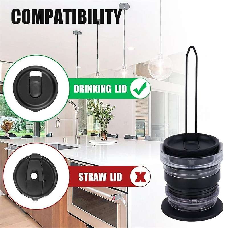 Lid Organizer, Stackable Cup Lid Organizer Water Bottle Lid Holder Space-Saving