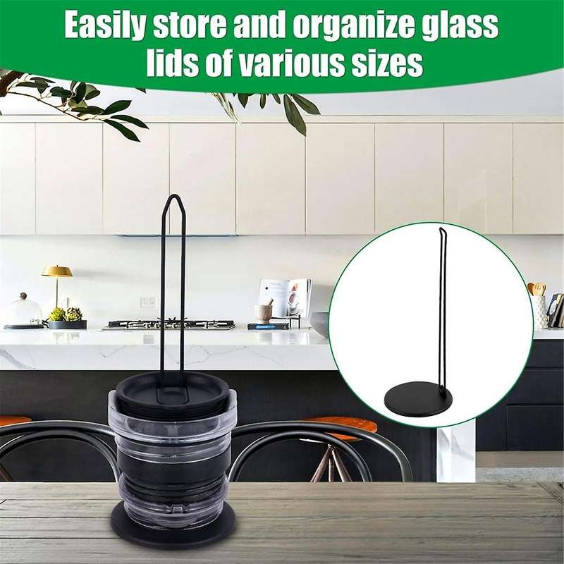 Lid Organizer, Stackable Cup Lid Organizer Water Bottle Lid Holder Space-Saving