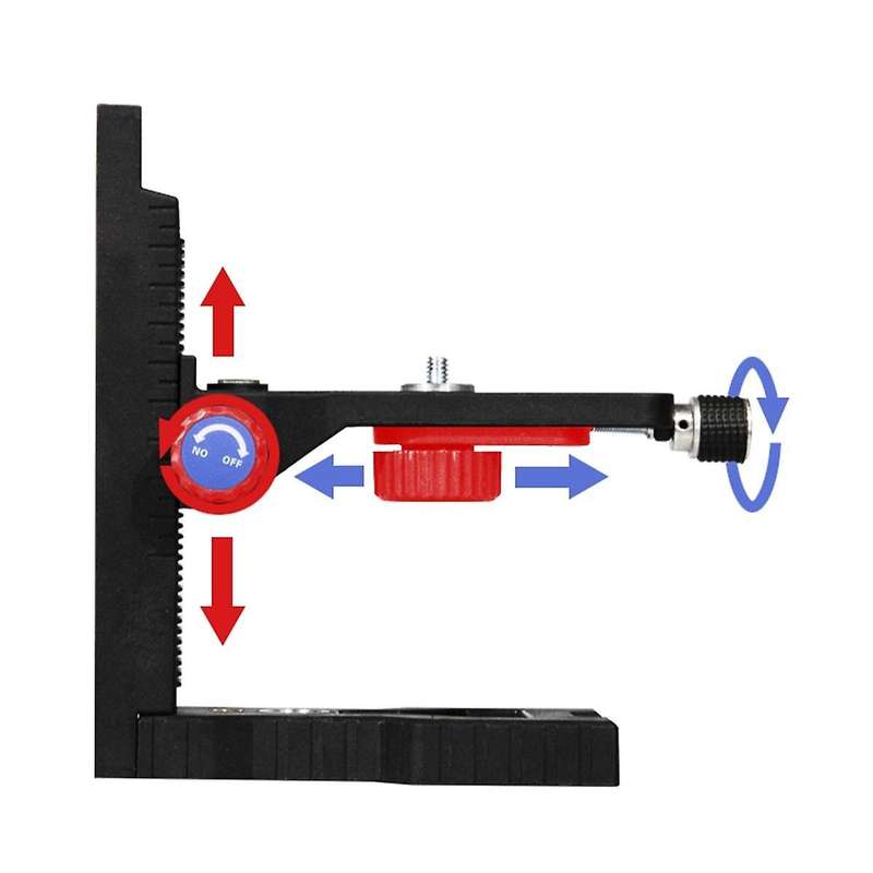 Liftable Wall Mount Laser Level with Magnetic L Shape Bracket Wall Mount Instrument Wall Mount Adju