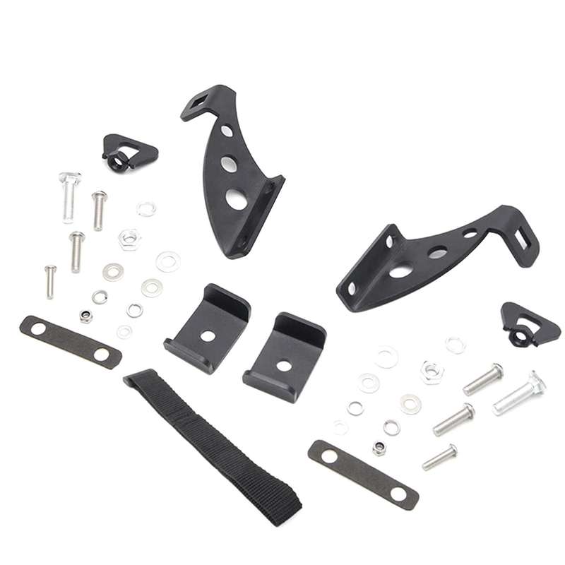 Lifting Jack Stands Hi Lift Jack Bracket Door Hinge Hood Hinge Mount Kit for 2007-2020 Wrangler JK