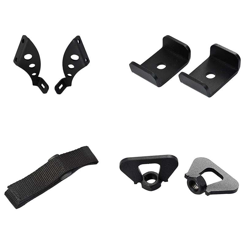 Lifting Jack Stands Hi Lift Jack Bracket Door Hinge Hood Hinge Mount Kit for 2007-2020 Wrangler JK