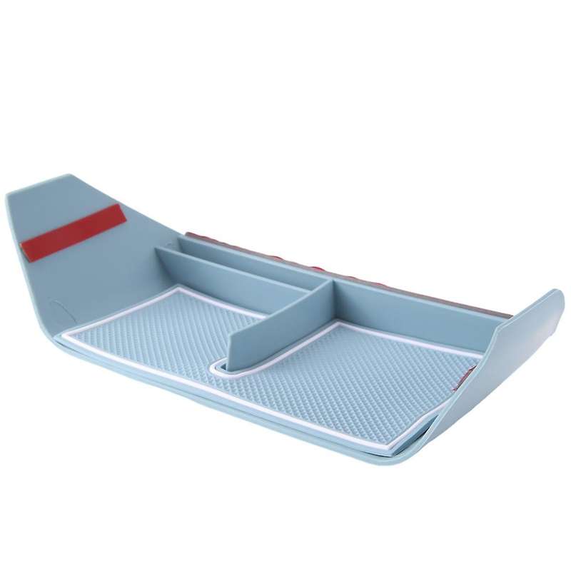 Light Blue Car Below Center Control Storage Box Air Conditioning Vent Organizer for Dolphin Mini /fo