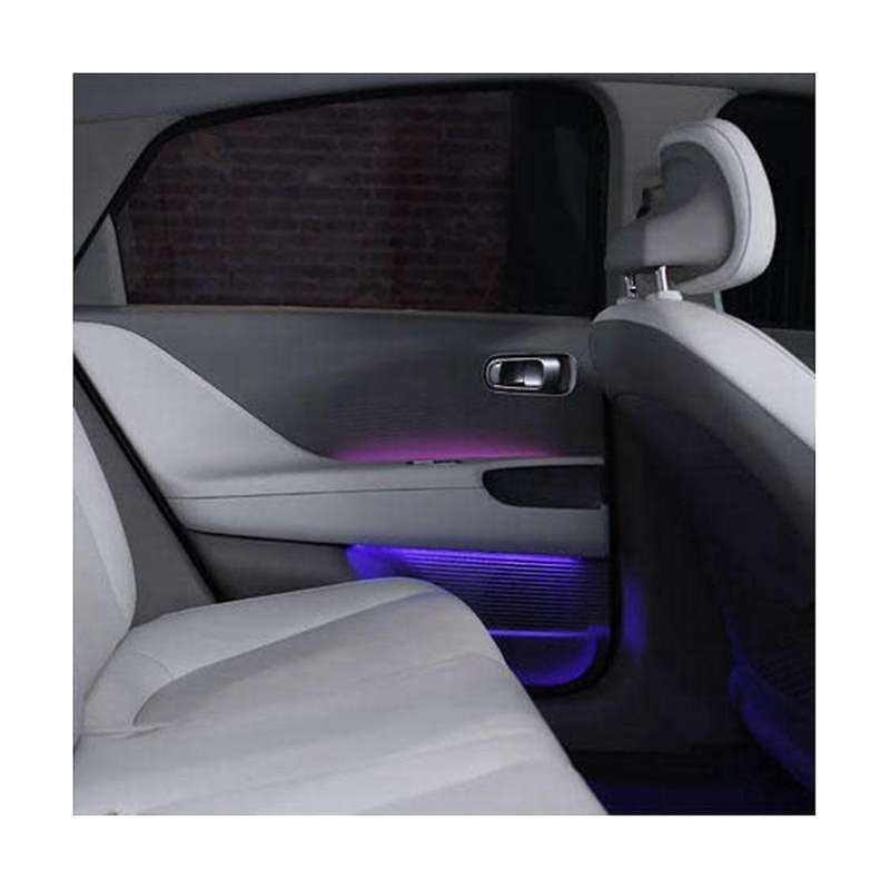 Lifting Window Panel Cover Back Left Right Window Switch Button Sticker Trim for Ioniq 6 2022 2023+