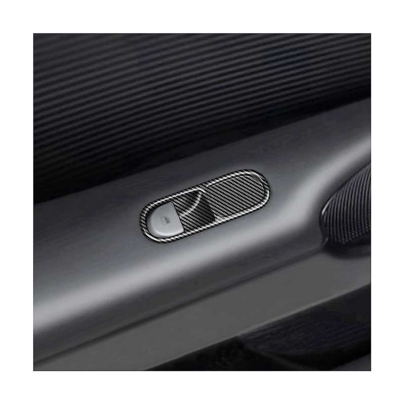 Lifting Window Panel Cover Back Left Right Window Switch Button Sticker Trim for Ioniq 6 2022 2023+