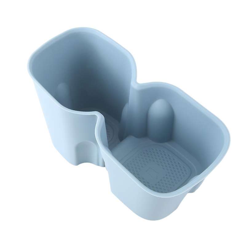 Light Blue Car Water Cup Holder Storage Box Anti-Slip Fixed Beverage Holder for Dolphin Mini / for