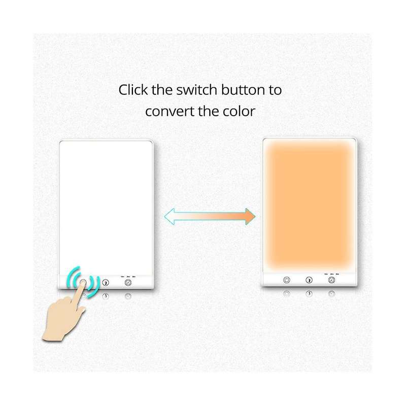 Light Lamp Sad Light Led Happy Mood Light Touch Dimmable Night Light, Uv Free,timer Function,/trave