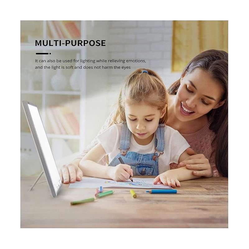 Light Lamp Sad Light Led Happy Mood Light Touch Dimmable Night Light, Uv Free,timer Function,/trave