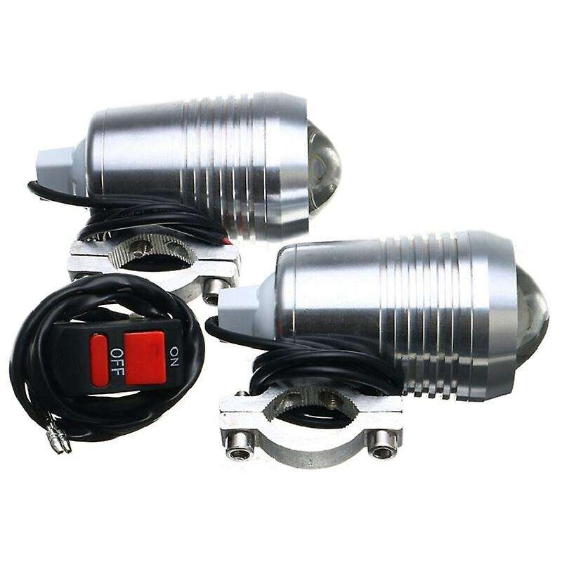 Lighting Tool Kit for Motorcycle U2 LED Fog Light Running Light Far/Low Beam Light Switch Dustproof