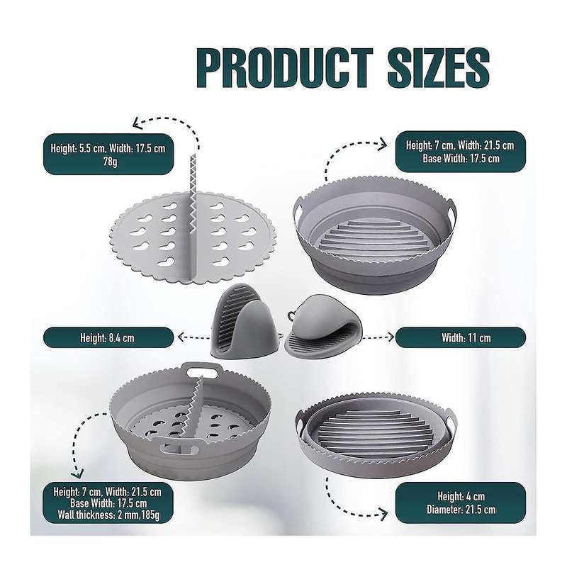 Liner, Divider & Heat Resistant Mitts Reusable Accessories Non-stick