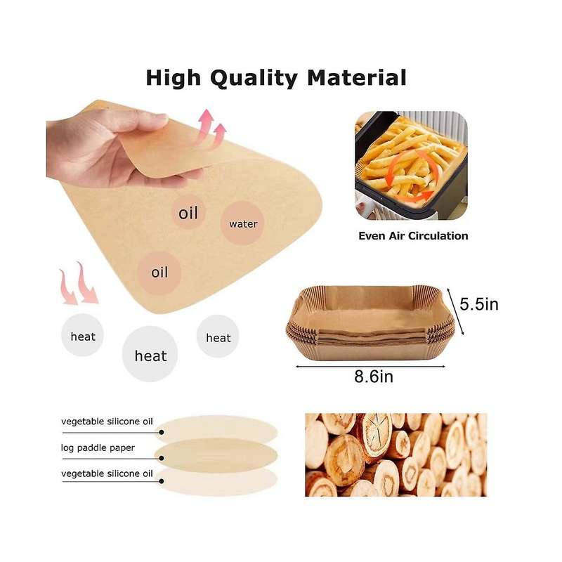 Liners, Parchment Liners, Baking Liners for Ninja Foodi Dz201, Dz401, Fg55, Accessories