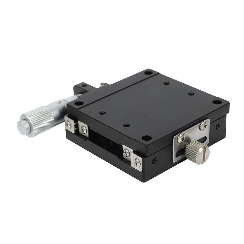 Linear Guides X Axis Knob Micrometer Sliding Stage Guide Rail Type Platform Manual Displacement Slid