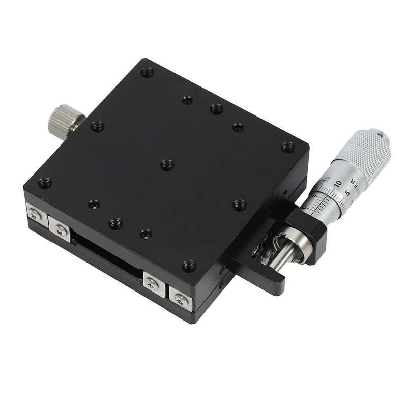 Linear Guides X Axis Knob Micrometer Sliding Stage Guide Rail Type Platform Manual Displacement Slid