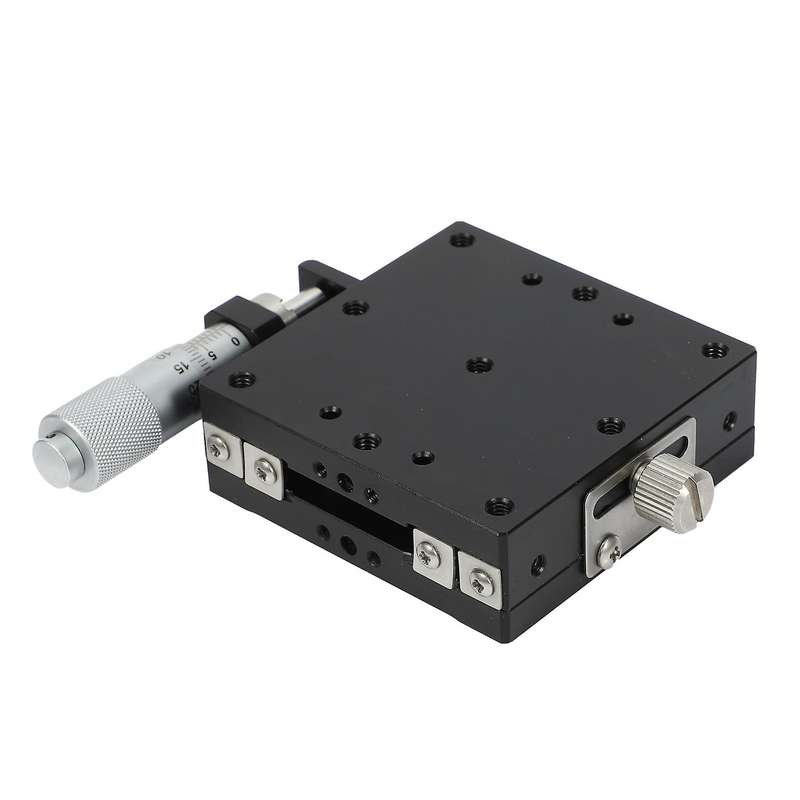 Linear Guides X Axis Knob Micrometer Sliding Stage Guide Rail Type Platform Manual Displacement Slid