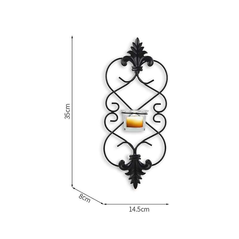 Living Room Candlestick Home Decor Candle Holder Wrought Iron Hotel Foldable Wedding Bedroom Anti R