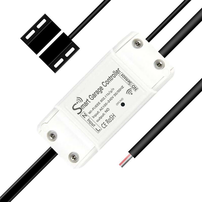 Lntelligent Garage Door Controller WiFi Garage Door Opener Lntelligent Life/Tuya APP Remote with Hom