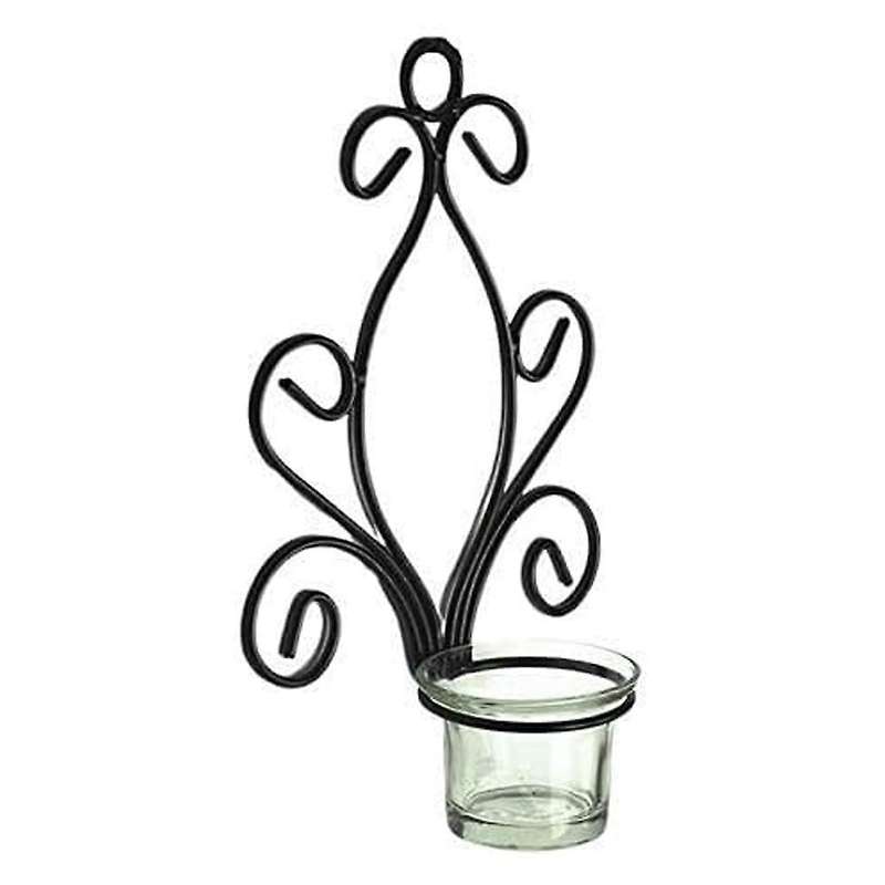 Living Room Candlestick Wall Wrought Iron Candlestick European Style Candlestick Cafe Candlestick Ho