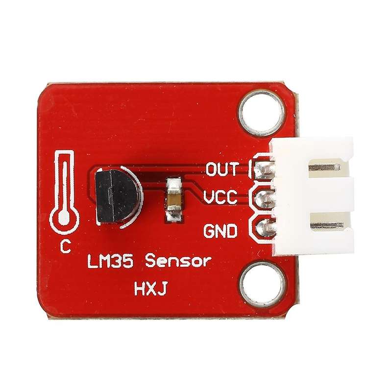 Lm35 Lm35dz Modul Thermal Sensor Temperatur 0-100celsius - Rot