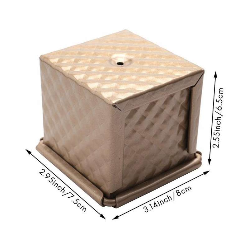 Loaf Pan with Lid Nonstick Bread Toast Mould Mini Square Toast Box for Home Baking Perfect Baking Se