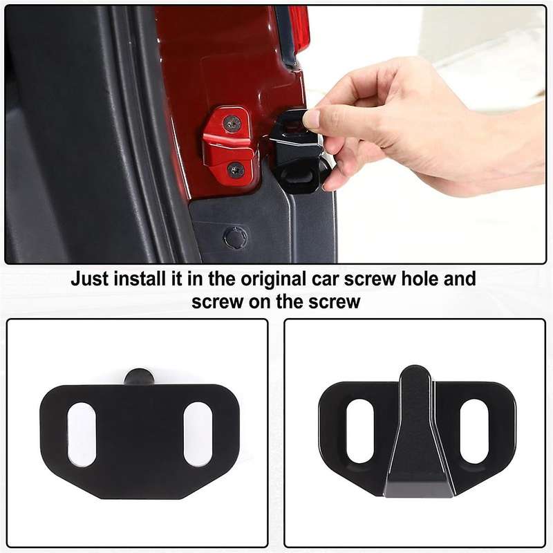 Lock Buckle for 2007-2021 Latch Stop Bumper Door Lock Outer Buckle