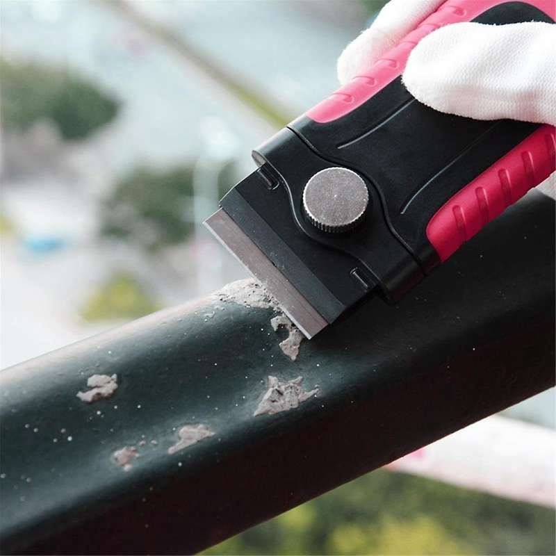 Locking Blade Scraper with Safety Cap, Glass Cooktop Scraper Paint and Old Label