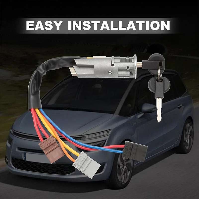 Lock Set Ignition Switch Kit 4162F4 4162L9 4162S1 4162-S1 for Jumpy Expert Scudo Door Lock Barrels