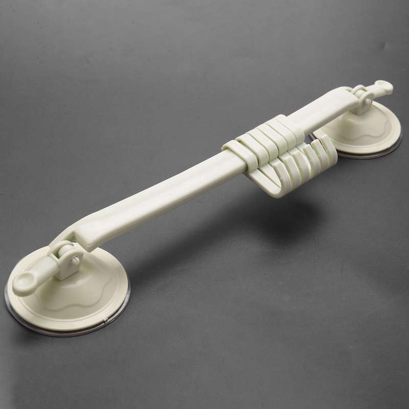 Lock Type Suction Cup 6 Hook Kitchen Toilet Bathroom Wall Row Hook Nail Free No Mark Multi-purpose