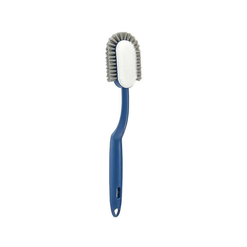 Long Handle Shoe Brush Soft Fur Does Not Hurt Shoes Clothes Household Multi Functional Blue