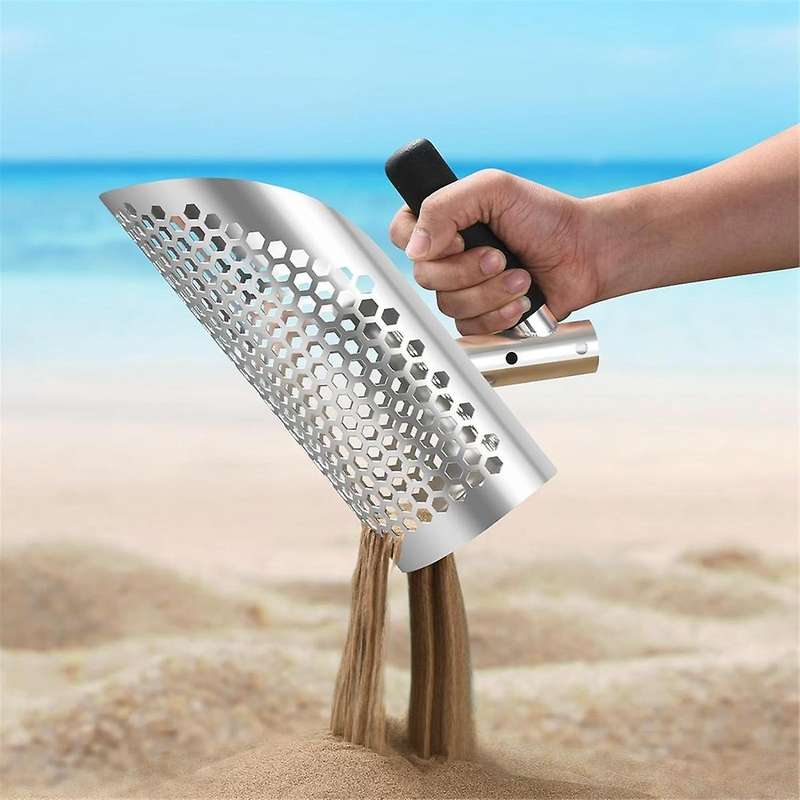 Long Handle Sand Shovel, Heavy Duty Metal Detecting Sand Shovel, Handheld Sand Shovel for Underwater