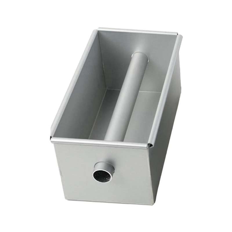 Long Cake Baking Pan Non-stick Flowing Heart Cake Mold Aluminium Alloy Square Bread Loaf Pan with Ce