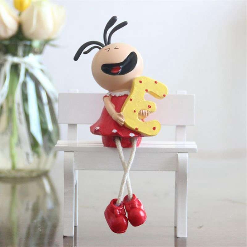 Long Leg Dolls Sculptures,Love Sitting Leg Puppet Sitters Artist Collectible Dangling Figurine Resin
