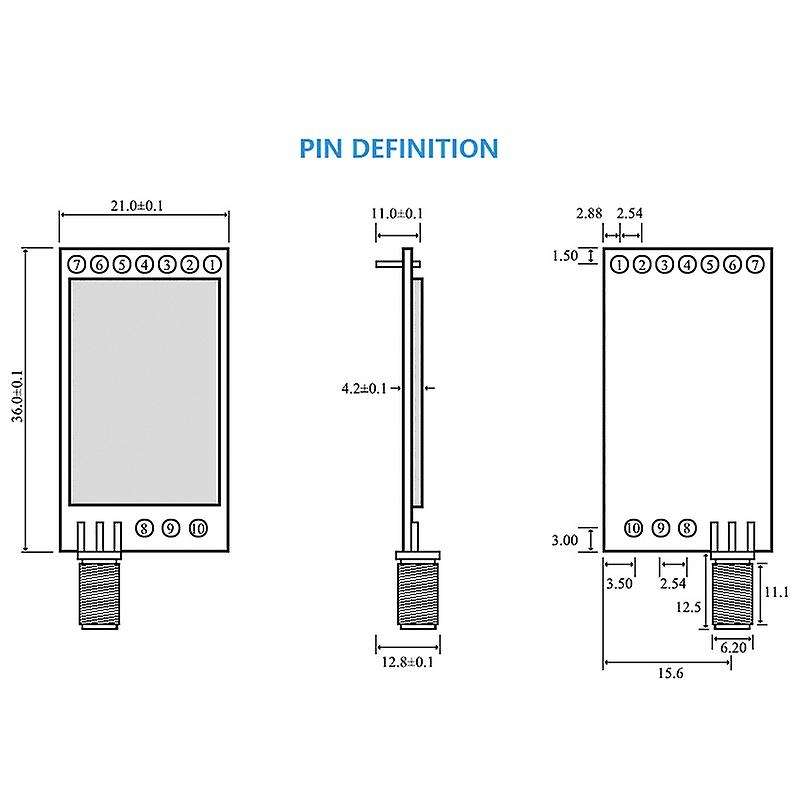 LoRa SX1278 SX1276 433MHz Rf Module Transmitter Receiver 8000M E32-433T30D UART Long Range 1W RF Tra