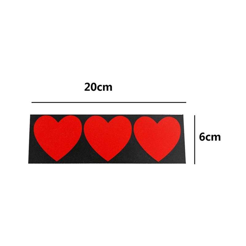 Love Funny Taxi Window Car Sticker Light Emitting Racing Car Glow Panel Windshield for Styling Deco