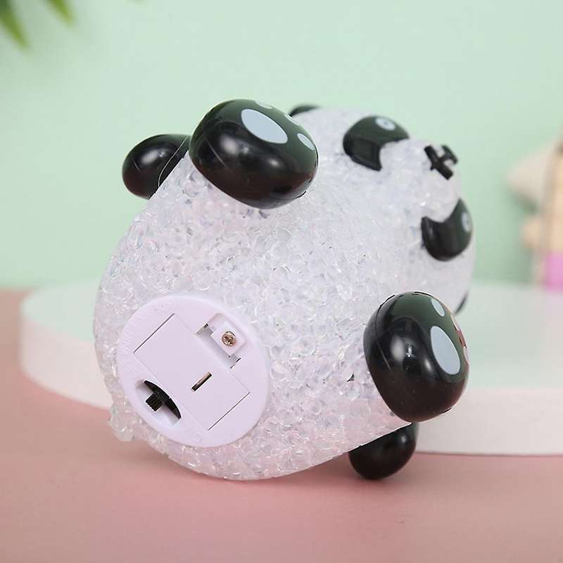 Lovely Little Panda Luminous Colorful Night Lamp Luminous Gift EVA Granular Crystal LED Luminous Orn