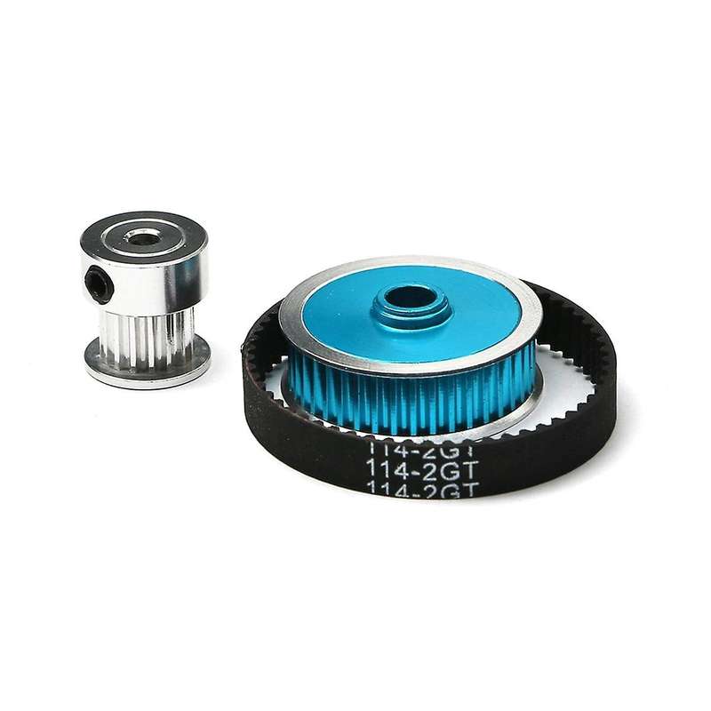 Low Noise Belt Drive 16T 40T Transmission Gears System DIY Modify Upgrade Parts for TT02 TT-02 1/10
