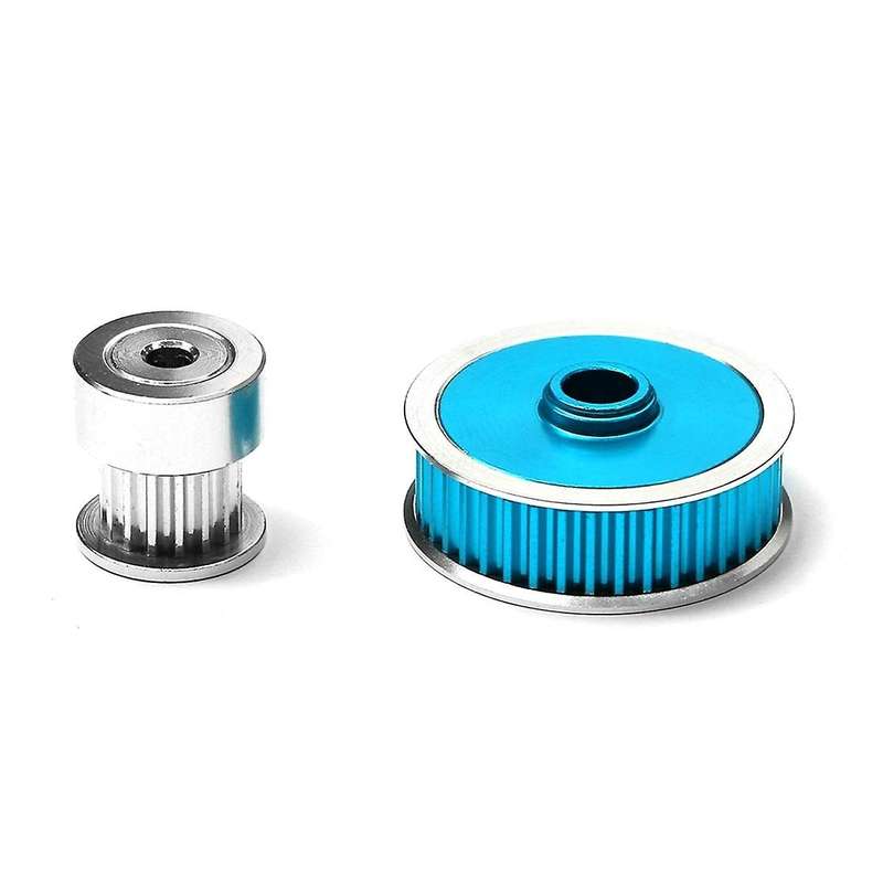 Low Noise Belt Drive 16T 40T Transmission Gears System DIY Modify Upgrade Parts for TT02 TT-02 1/10