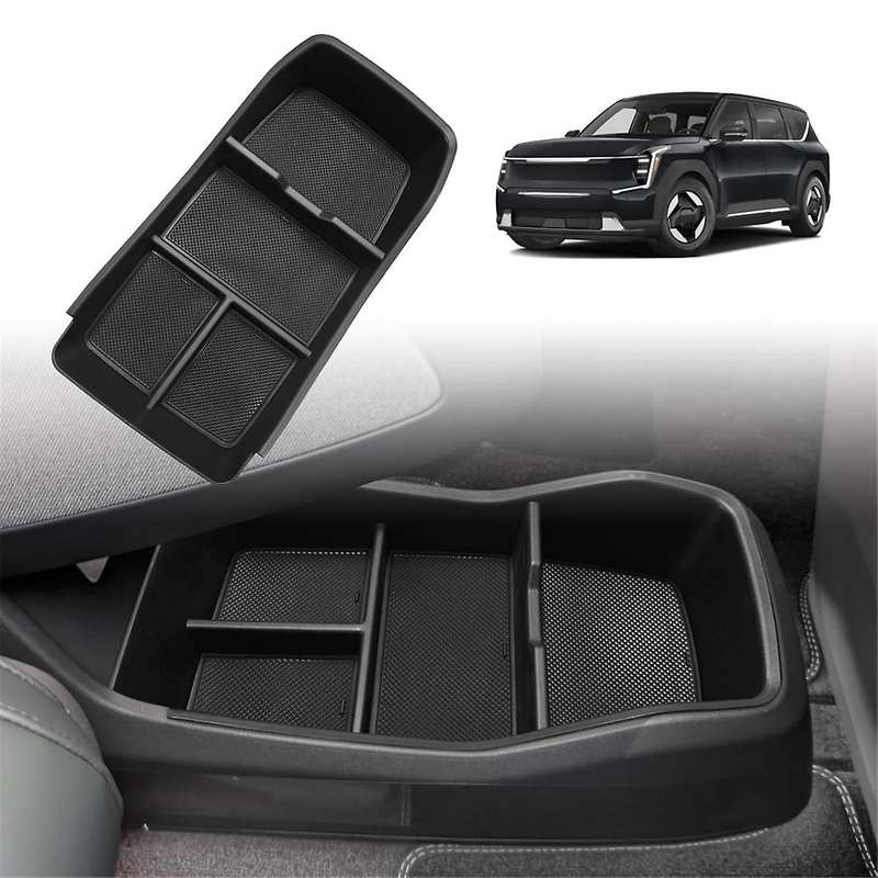 Lower Center Console Organizer Tray Storage Box for EV9 2024 Interior Accessories