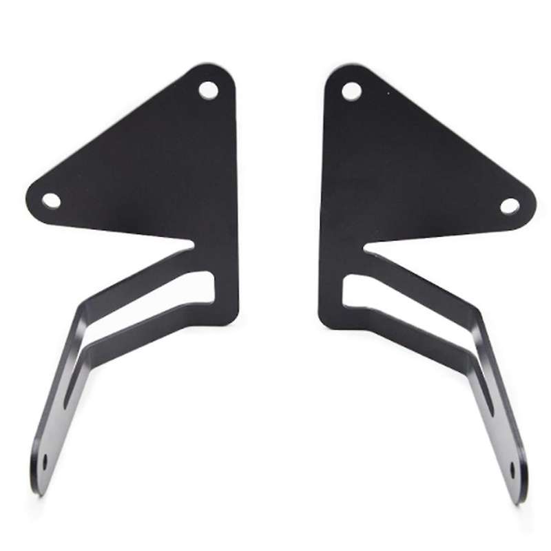 Lower Bumper Grille Insert LED Light Bar Mounting Brackets for 4WD/2WD 2015-2019