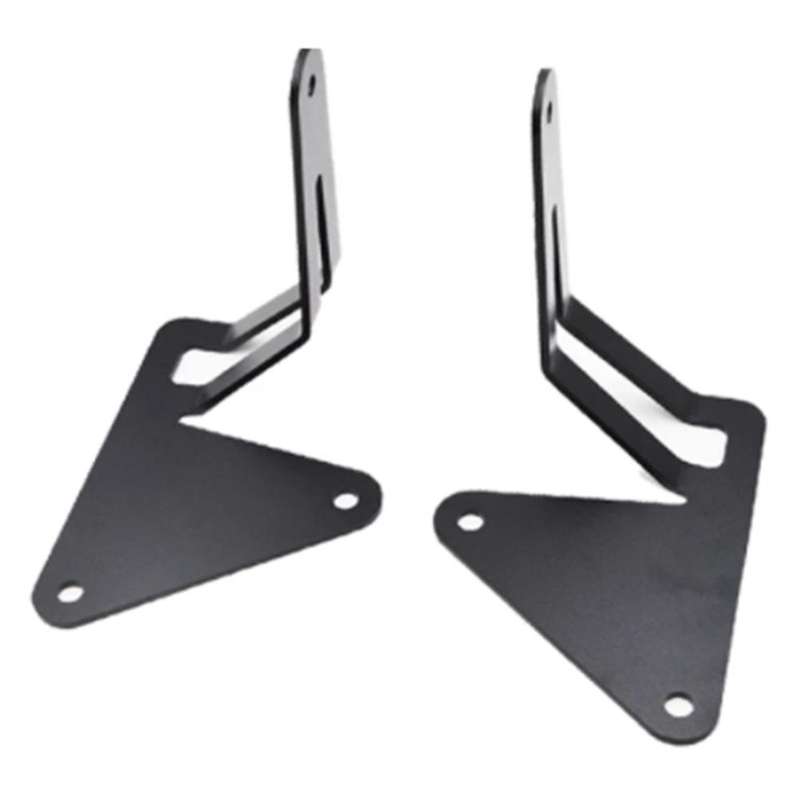 Lower Bumper Grille Insert LED Light Bar Mounting Brackets for 4WD/2WD 2015-2019