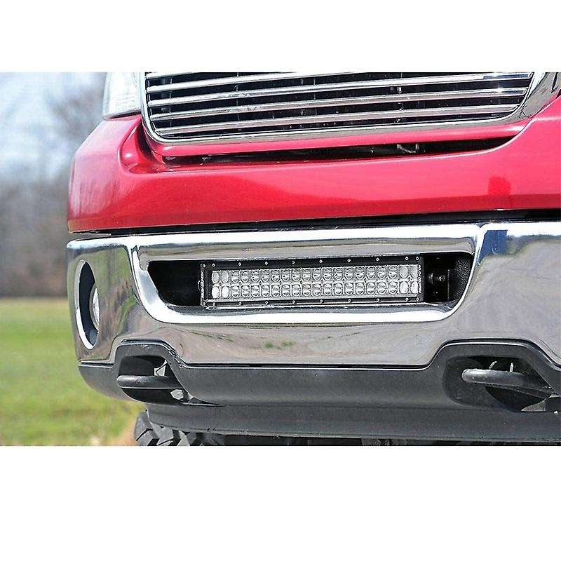Lower Hiddens Bumper Grille Mounting Brackets for 20-22 inch LED Light Bar for 4WD/2WD 2006-2008