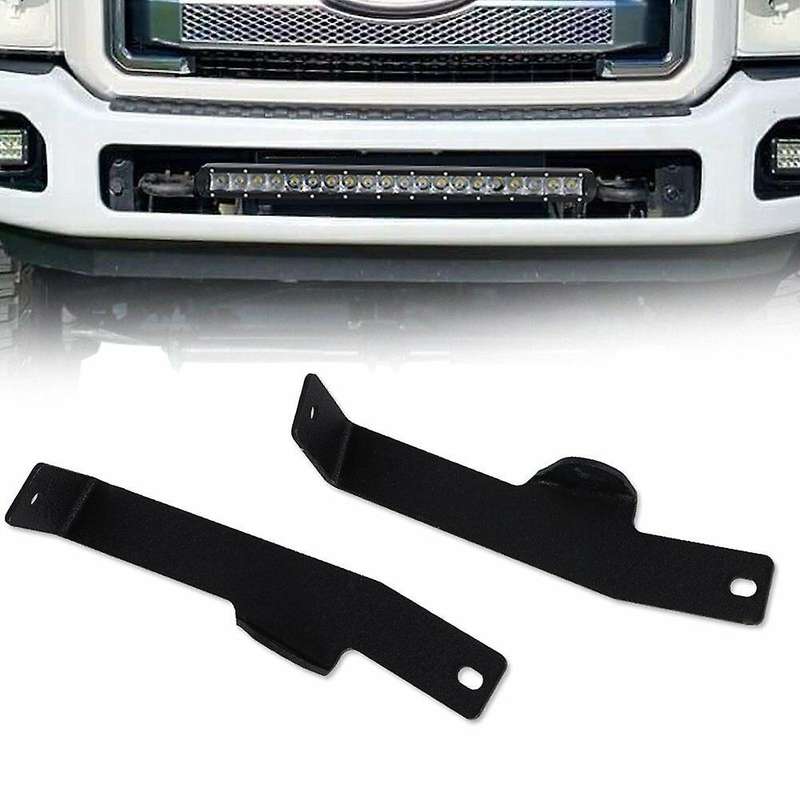 Lower Hiddens Bumper Grille Mounting Brackets for 20-22 inch LED Light Bar for 4WD/2WD 2006-2008
