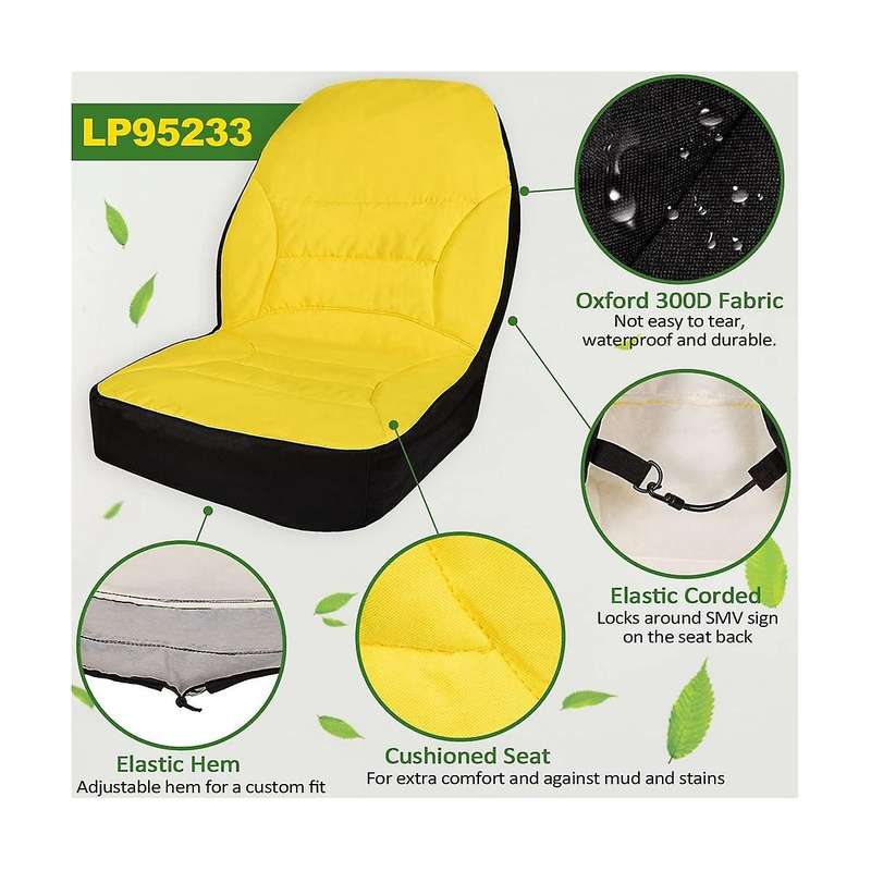 Lp95233 Upgrade Cover Cushioned for Series, Series,4m Series,1023e Tractor ,comfortable, Waterproof