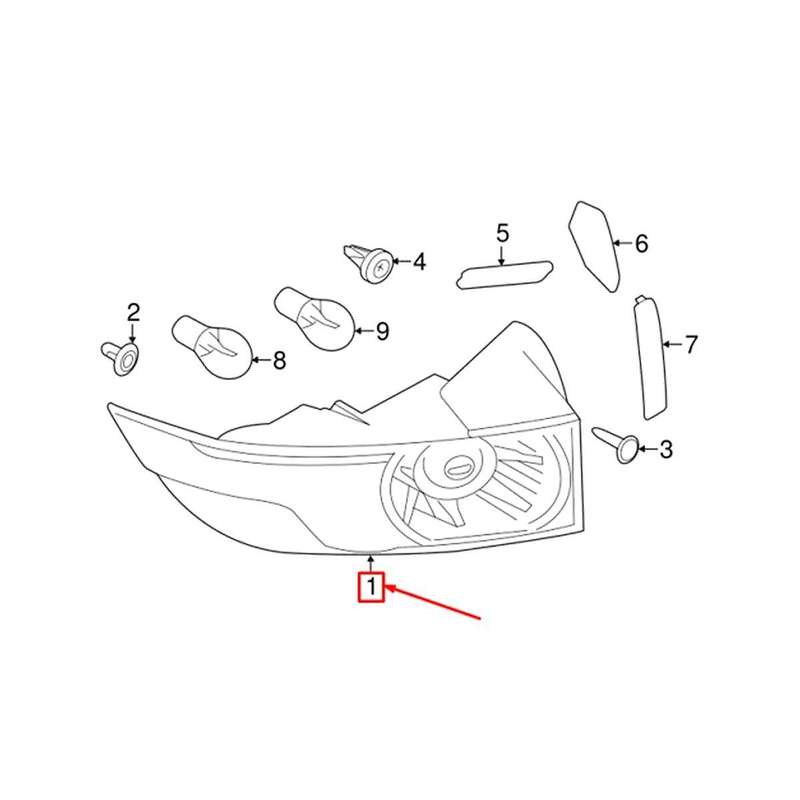 Lr074813 Left Taillight Light Led Tail Lamp Assembly Rear Turn Signal Lamp for Evoque 2012-2015