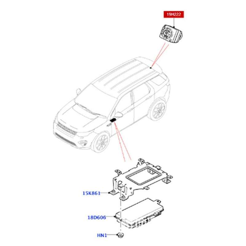LR092728 Car Rear Parking Camera for Sport 2015 2016 LR071639 LR068357 LR078471 FW9319G590DK