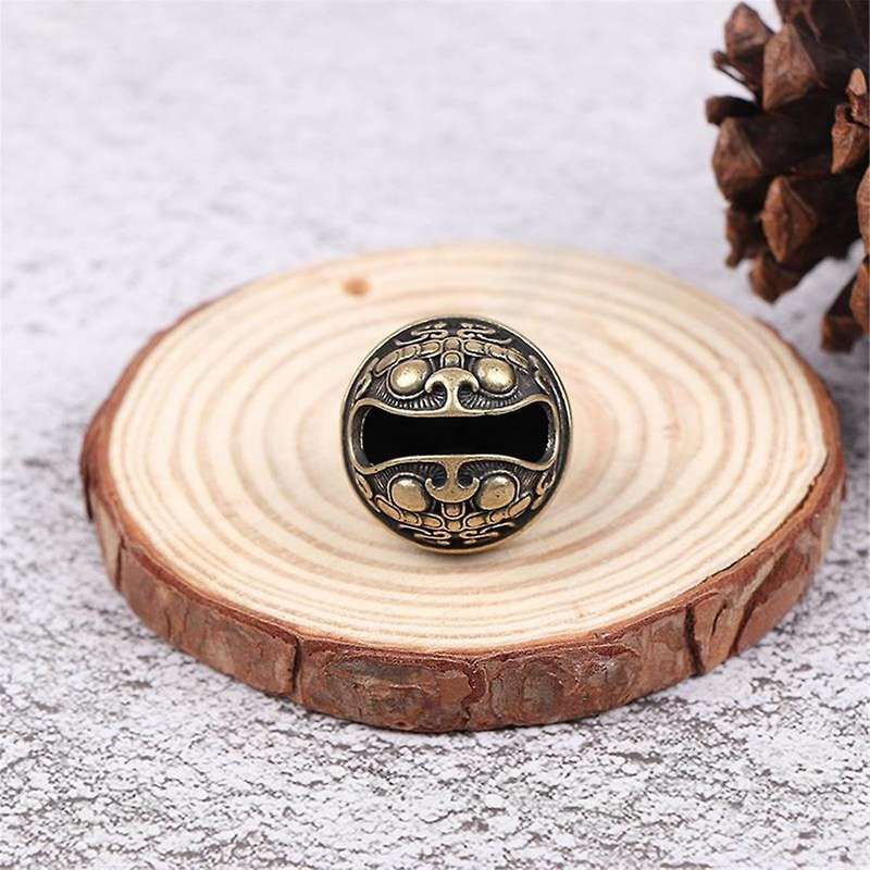 Lucky Brass Handicraft Drop Bell Key Car Button Wind Bell Bronze Bell, Gift Feng Shui Home Pendant