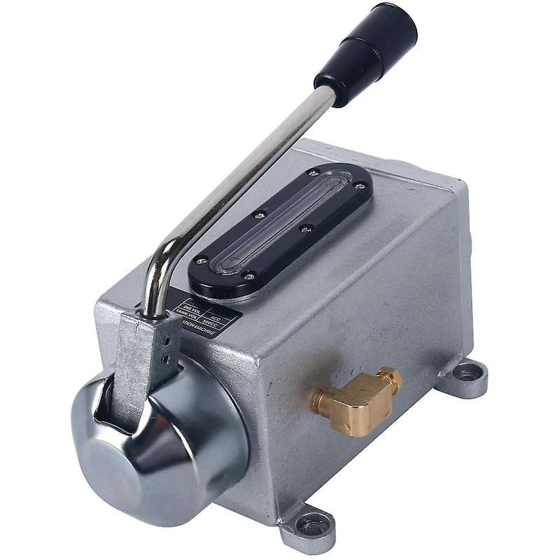 Lubrication Manual Oil Pump Manual Lubrication 500CC CNC 4mm Dual Oil Outlet Manual Lubrication Pump