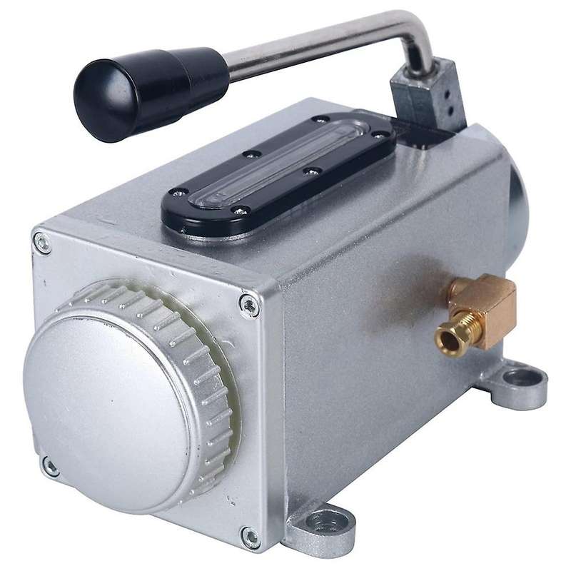 Lubrication Manual Oil Pump Manual Lubrication 500CC CNC 4mm Dual Oil Outlet Manual Lubrication Pump
