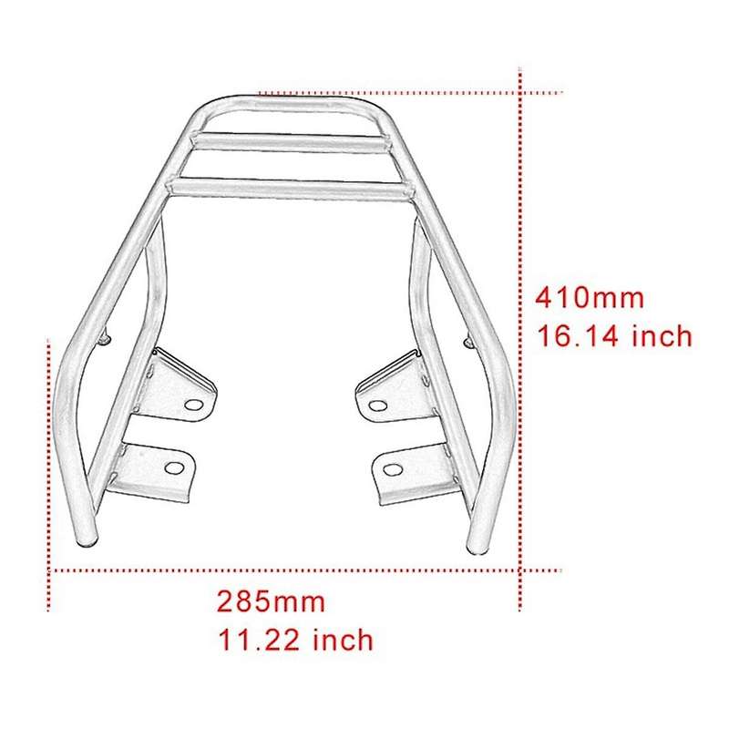 Luggage Rack Rear Tail Rack Top Box Case Suitcase Carrier Board for Svartpilen 125 200 250 401 Vitp