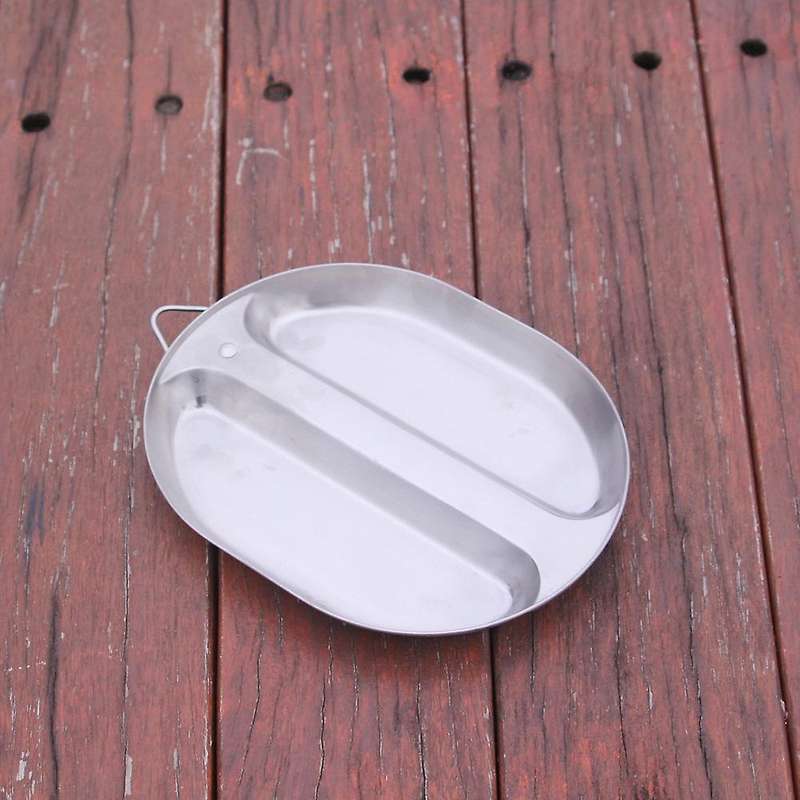 Lunch Camping Box 304 Stainless Steel Lunch Box Outdoor Hiking Food Container Canteen Box Travel Coo